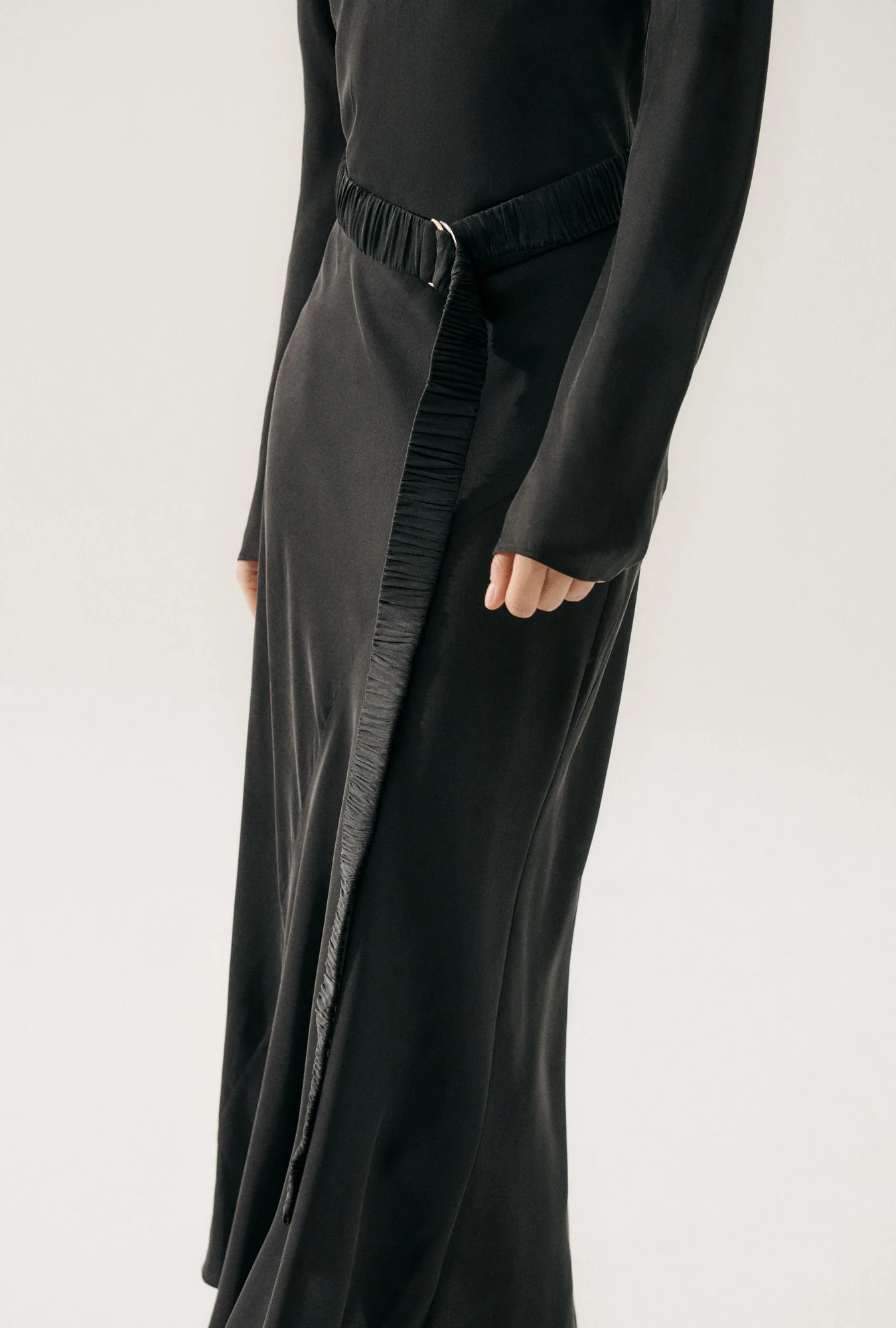 Wide Long Belt Black - Image 2