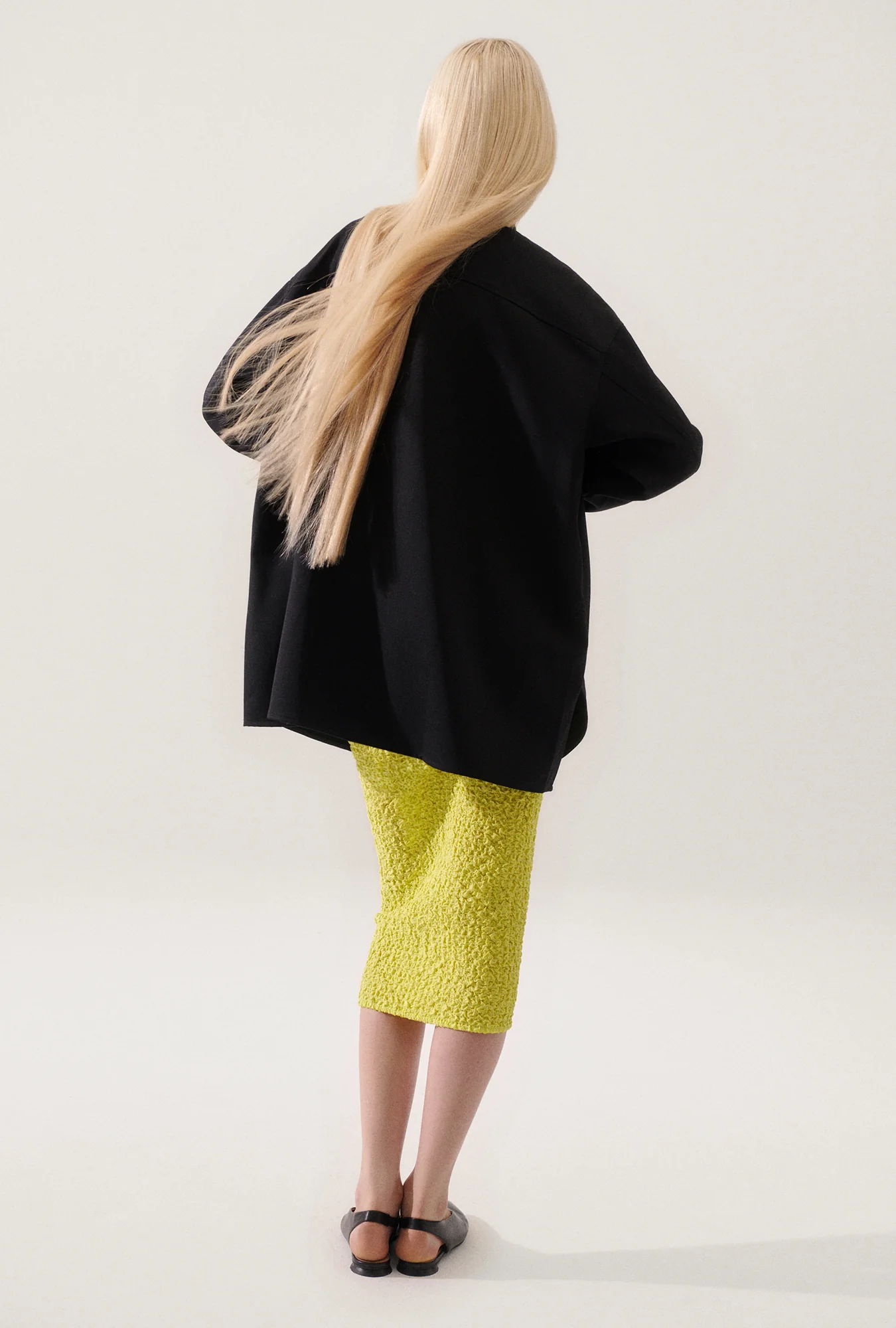 Wool Overshirt Black - Image 7