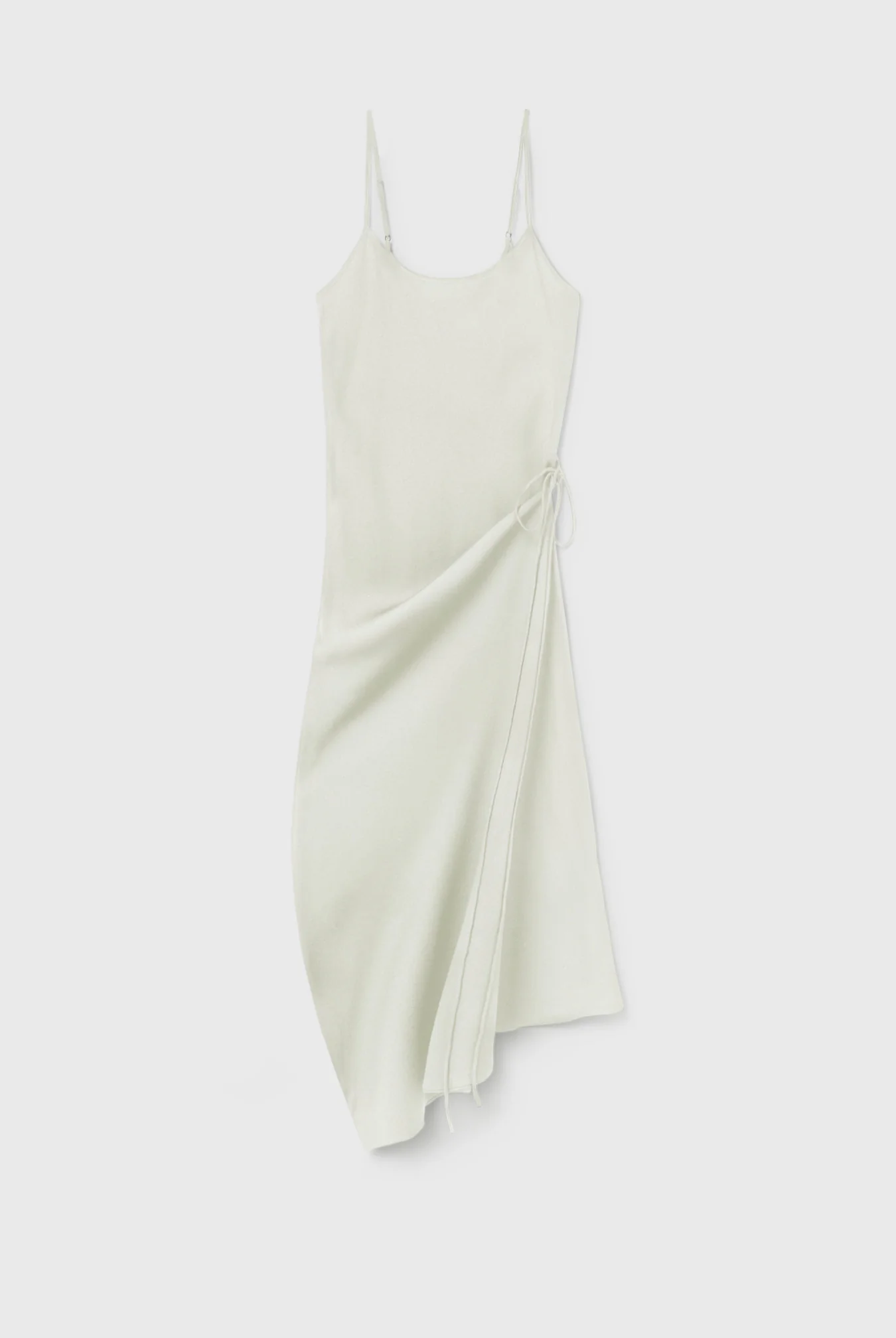 Wool Silk 1996 Dress Off-White - Image 3